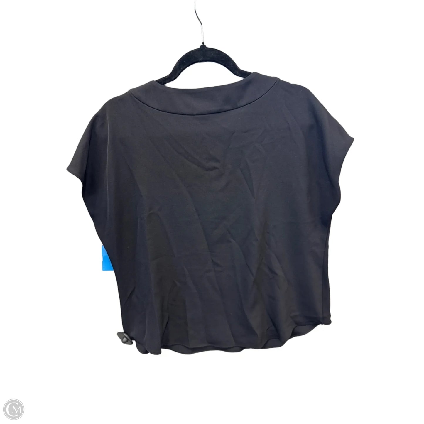 Blouse Short Sleeve By Apt 9 In Black, Size: L