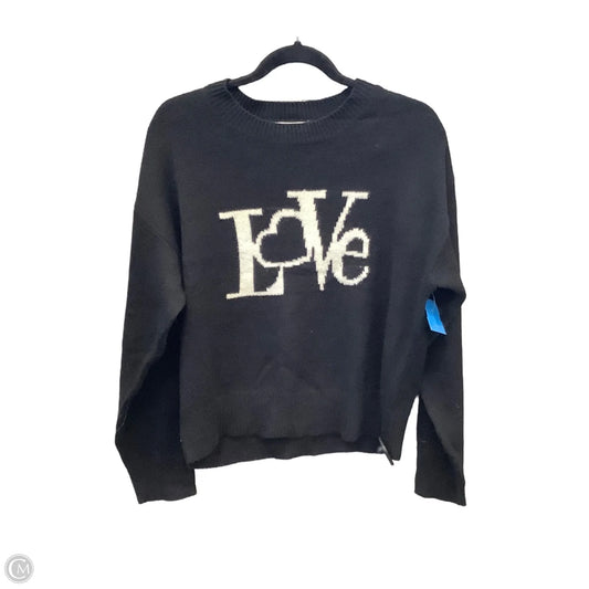 Sweater By Clothes Mentor In Black, Size: M