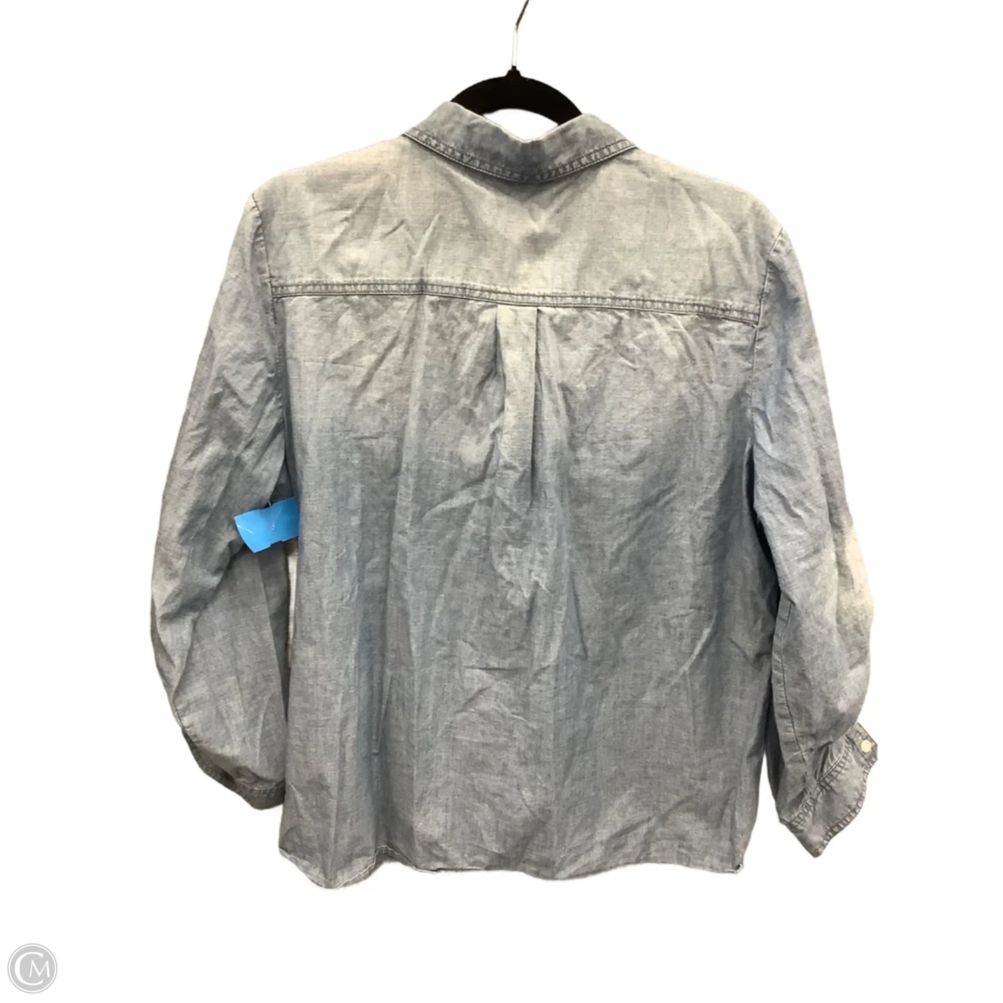 Top Long Sleeve By Chicos In Blue, Size: L