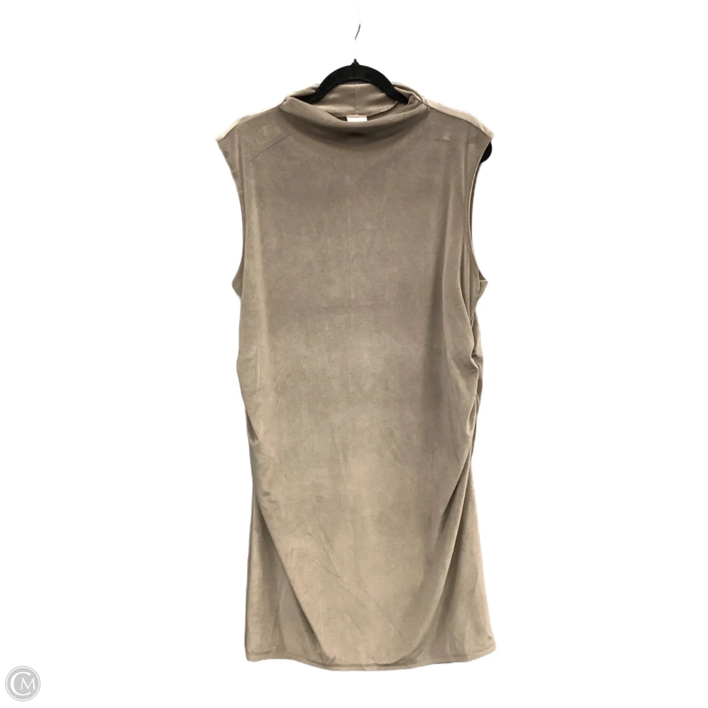 Dress Casual Midi By A New Day In Grey, Size: Xxl