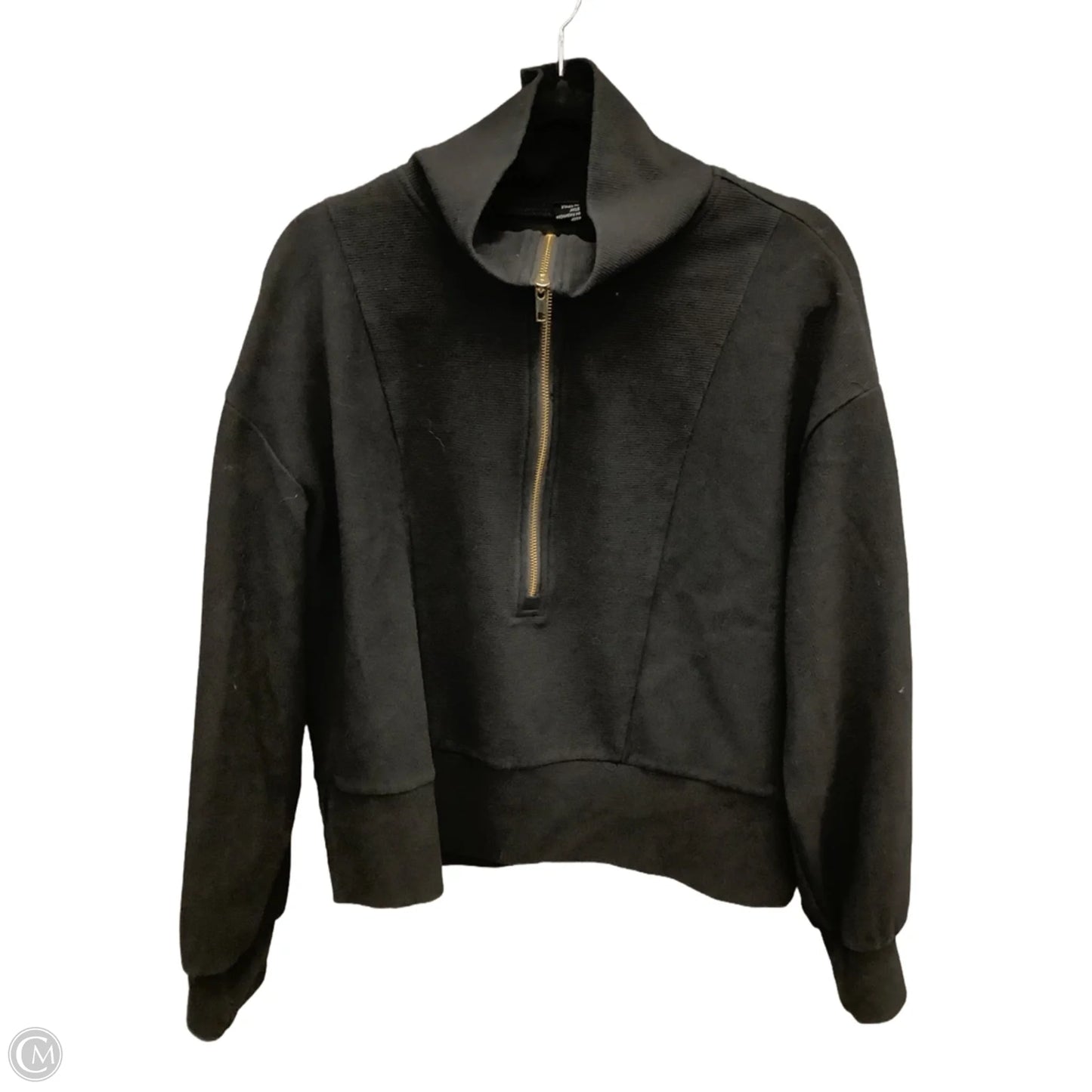 Sweatshirt Collar By Anrabess In Black, Size: Xl