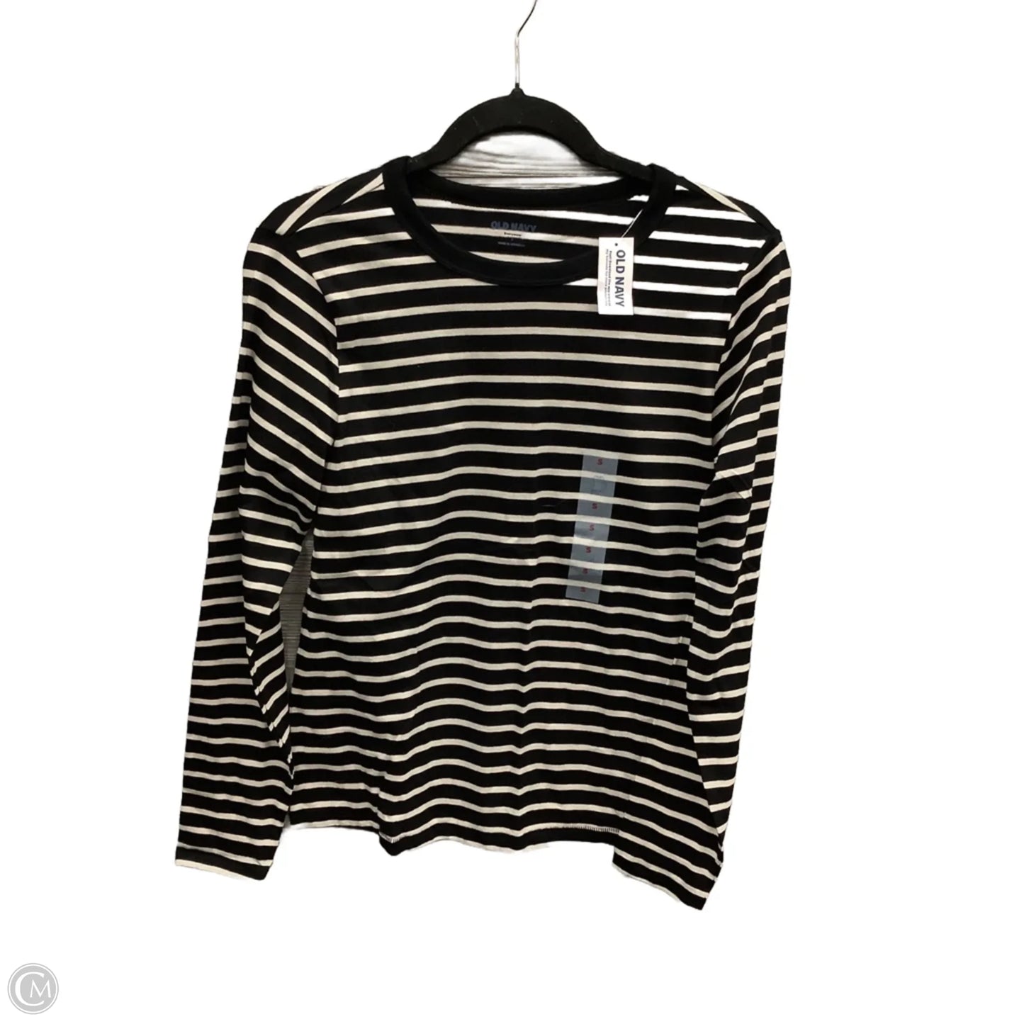 Top Long Sleeve By Old Navy In Striped Pattern, Size: S