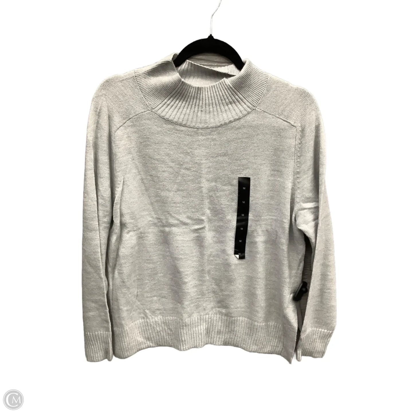 Top Long Sleeve By Banana Republic In Grey, Size: M