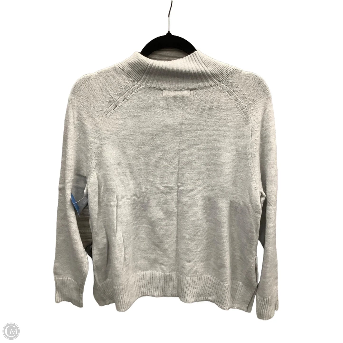 Top Long Sleeve By Banana Republic In Grey, Size: M