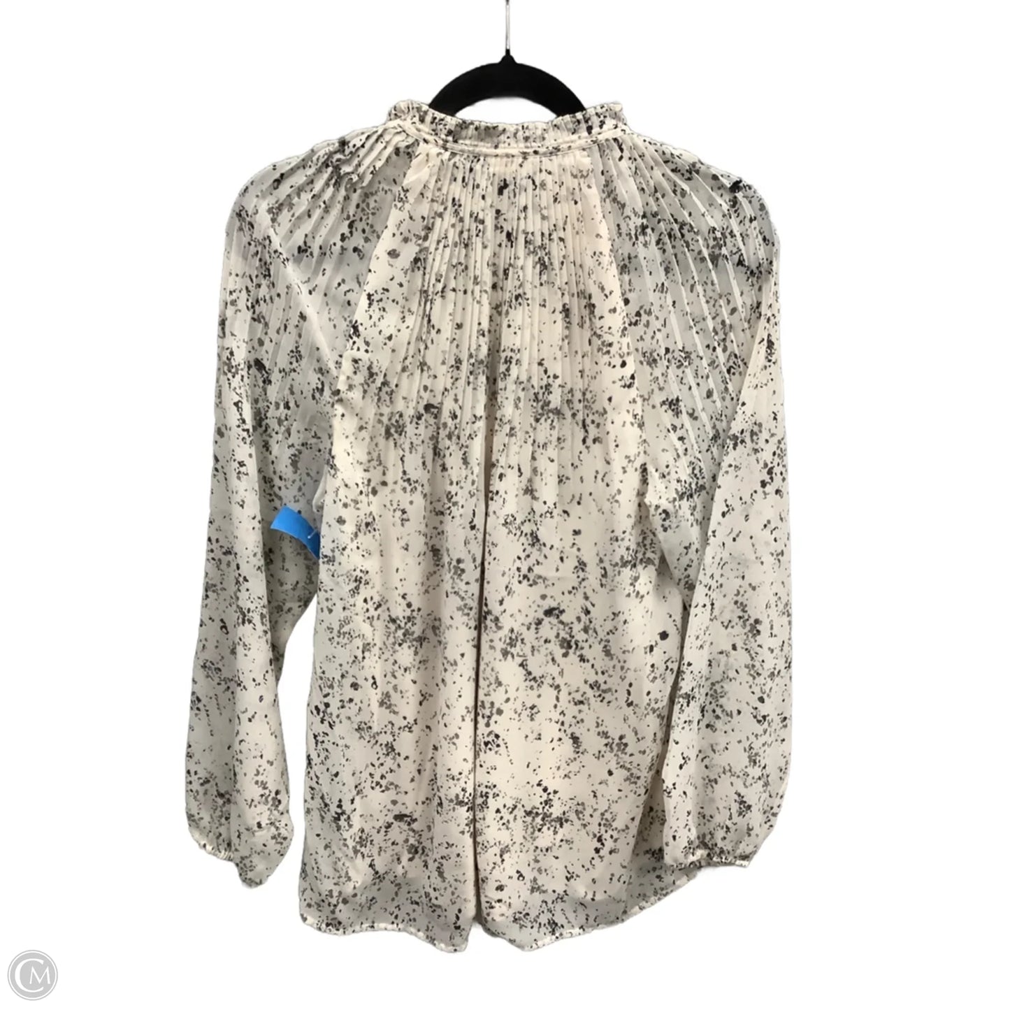 Blouse Long Sleeve By Simply Vera In White, Size: S