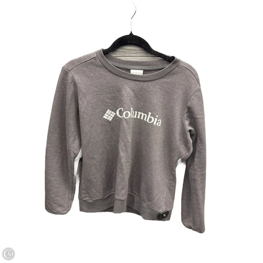 Sweatshirt Crewneck By Columbia In Grey, Size: M