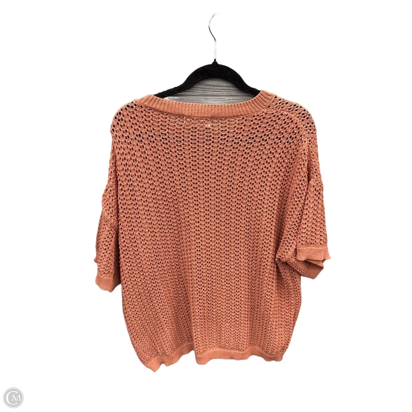 Sweater Short Sleeve By First Love In Orange, Size: 3x