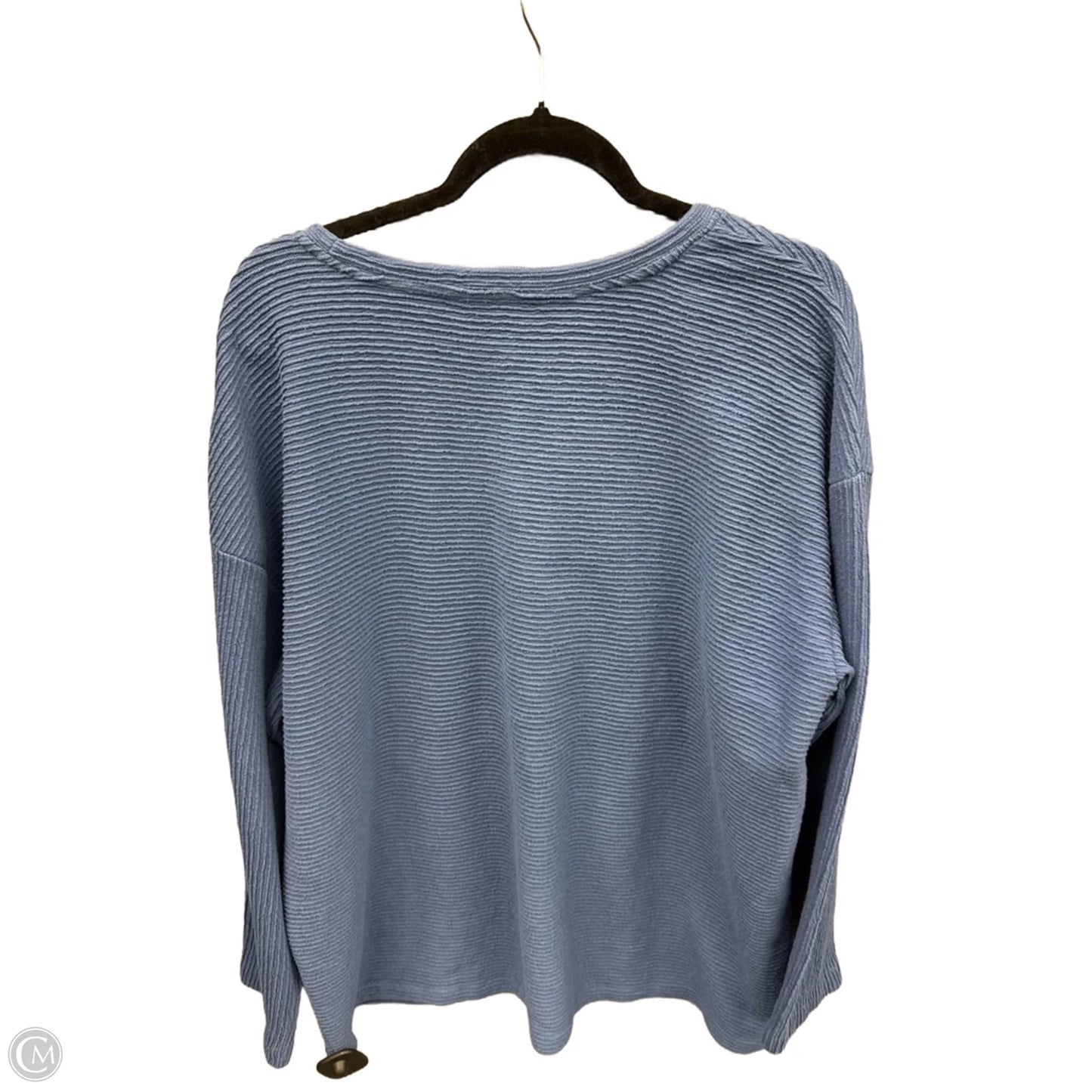 Sweatshirt Crewneck By Coldwater Creek In Blue, Size: 1x