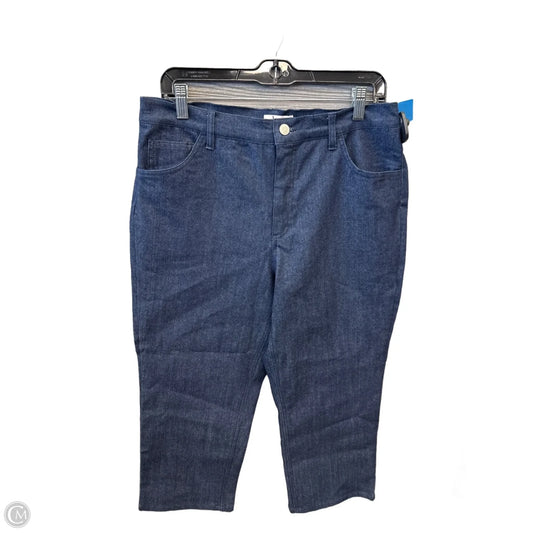 Pants Cropped By D&co. In Blue, Size: 12