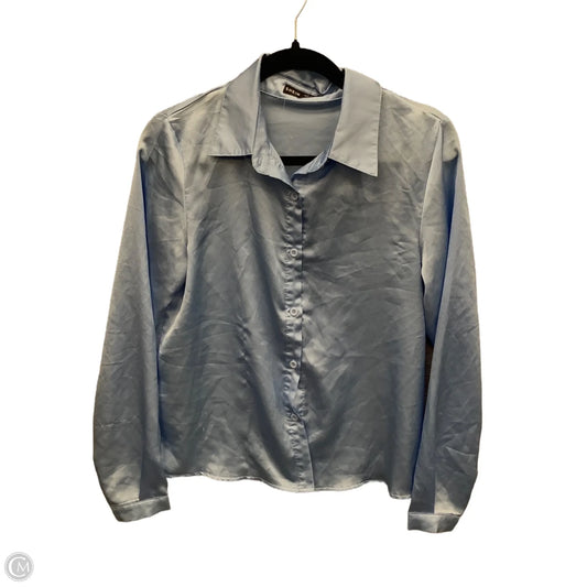 Top Long Sleeve By Shein In Blue, Size: M