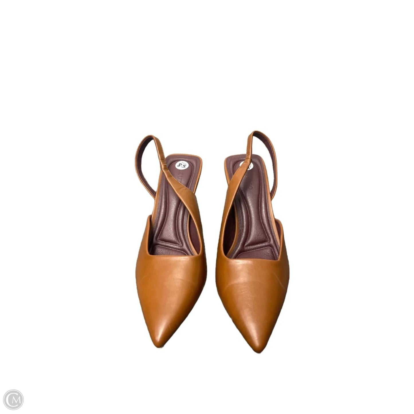 Shoes Heels Kitten By Clothes Mentor In Brown, Size: 8.5