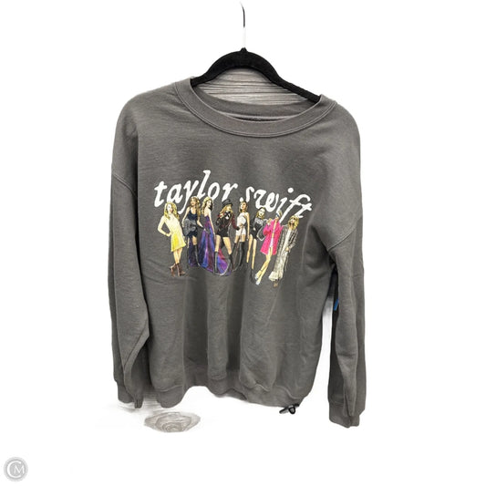 Sweatshirt Crewneck By Clothes Mentor In Grey, Size: L