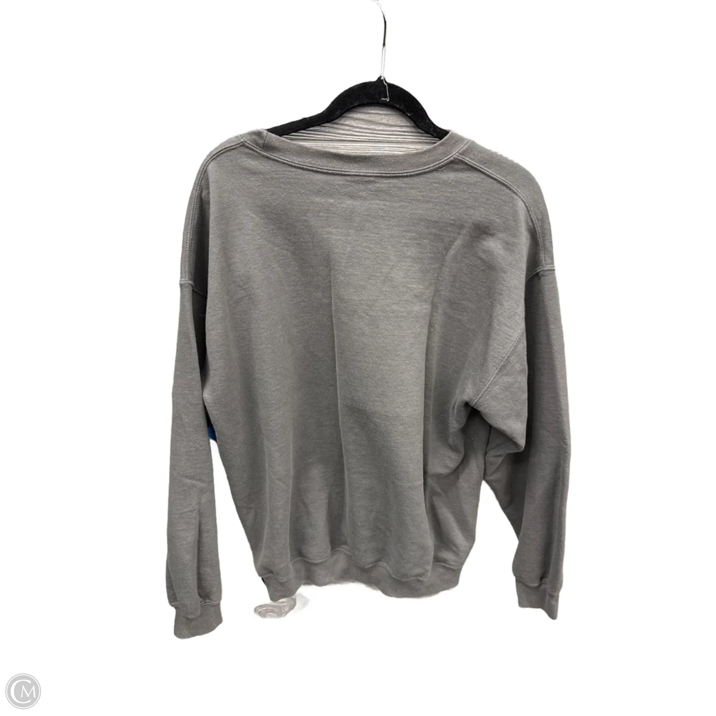 Sweatshirt Crewneck By Clothes Mentor In Grey, Size: L
