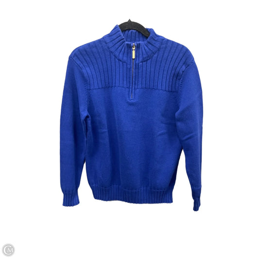 Sweater By Karen Scott In Blue, Size: M