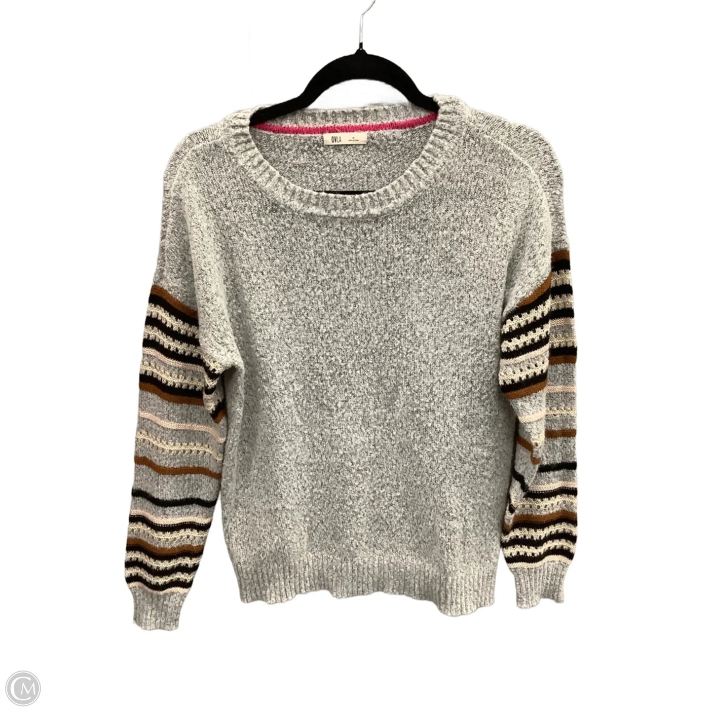 Top Long Sleeve By Clothes Mentor In Grey, Size: M