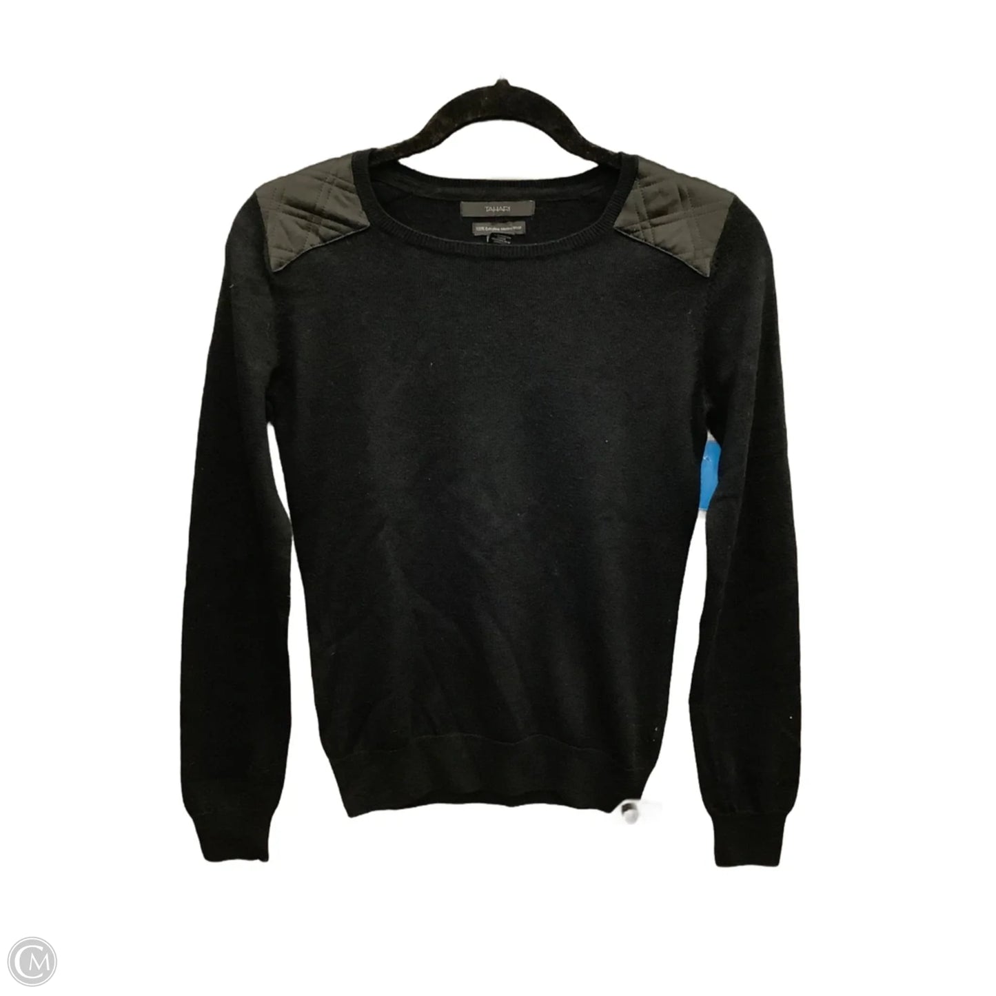Top Long Sleeve By Tahari In Black, Size: Xs