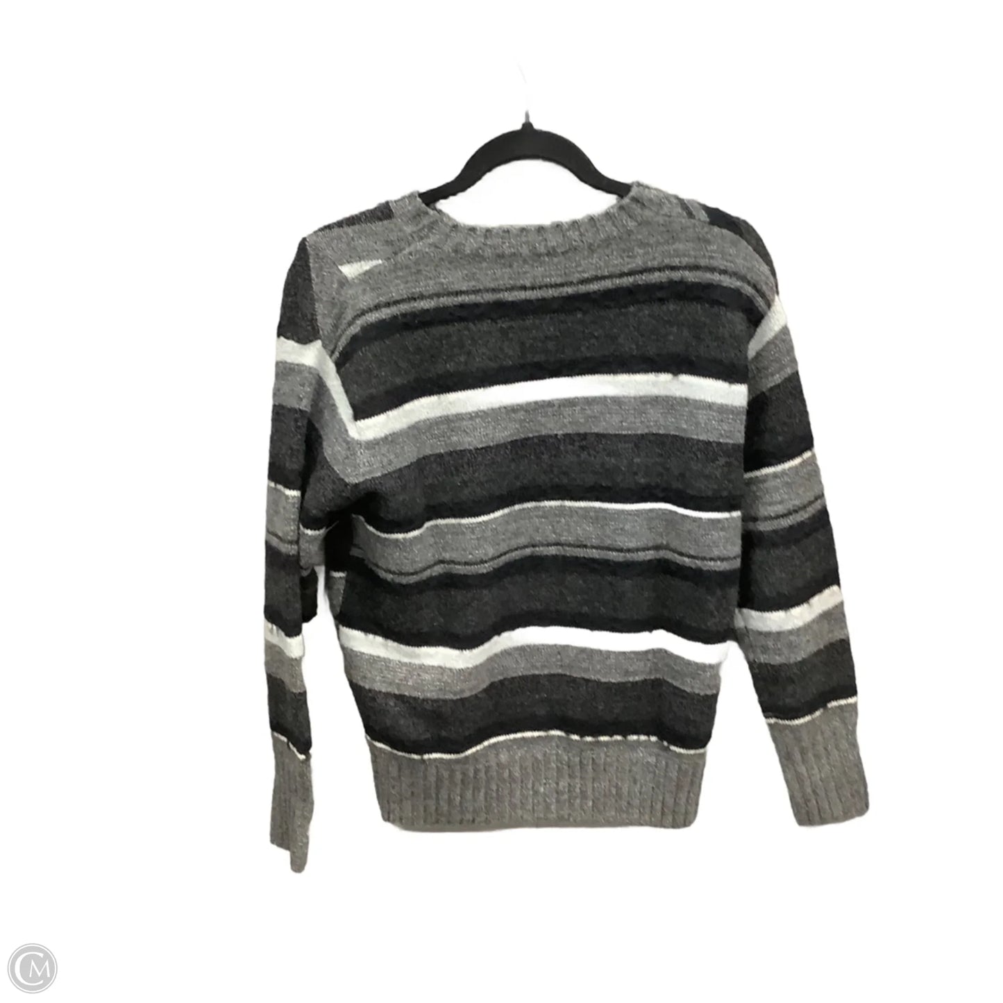 Sweater By Simply Vera In Black & Grey, Size: Xs