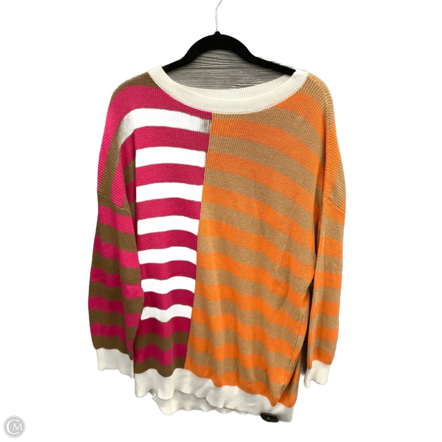 Top Long Sleeve By Clothes Mentor In Striped Pattern, Size: Xl