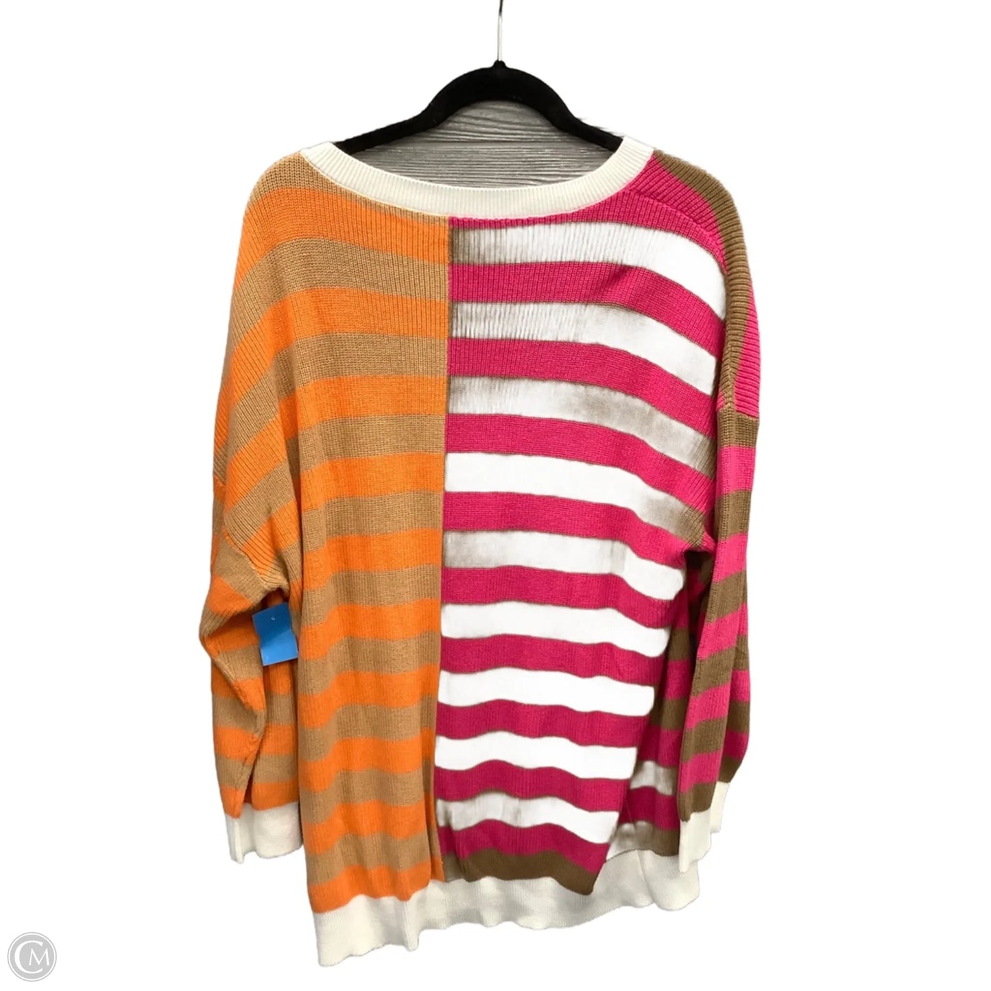Top Long Sleeve By Clothes Mentor In Striped Pattern, Size: Xl
