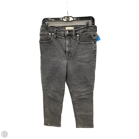 Jeans Skinny By Madewell In Grey Denim, Size: 4