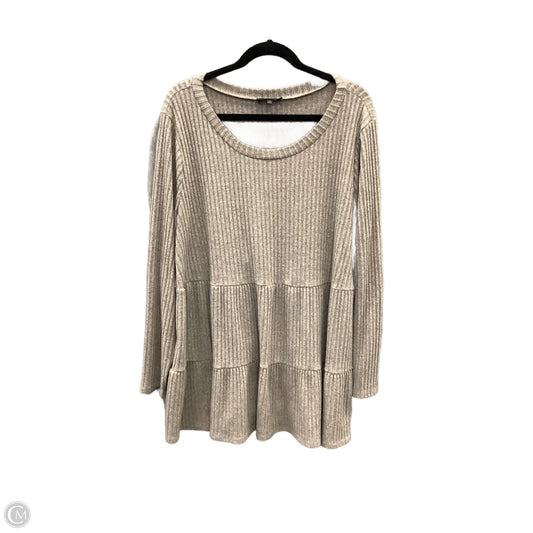 Top Long Sleeve By Clothes Mentor In Green, Size: 3x