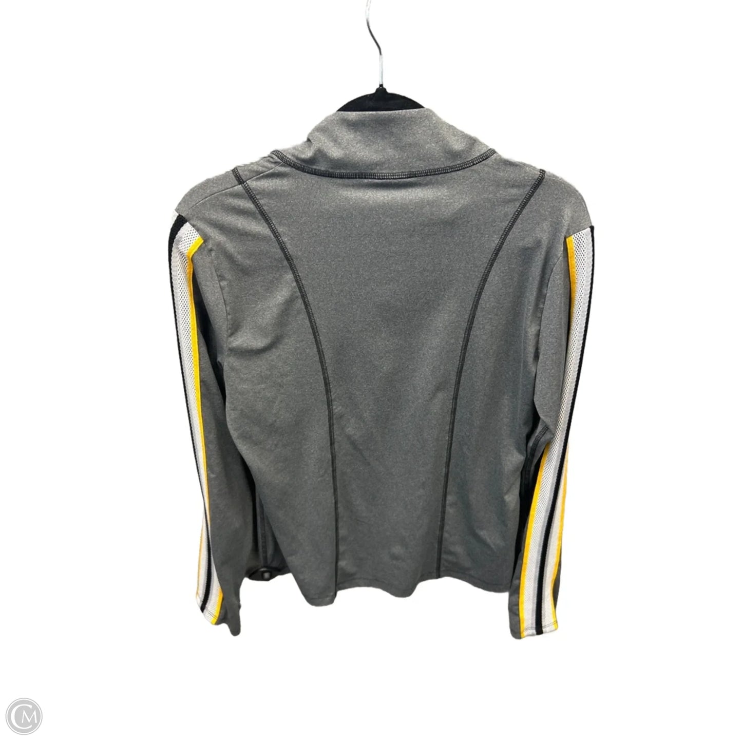 Top Long Sleeve By Pink In Grey, Size: L