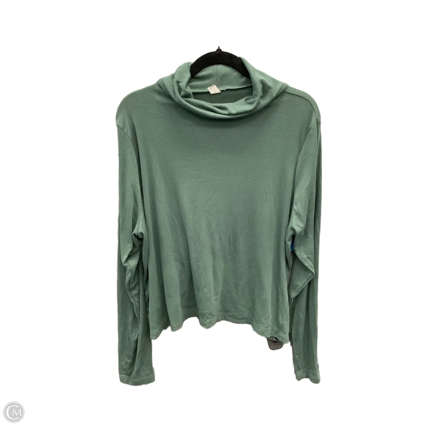 Top Long Sleeve By Old Navy In Green, Size: Xxl