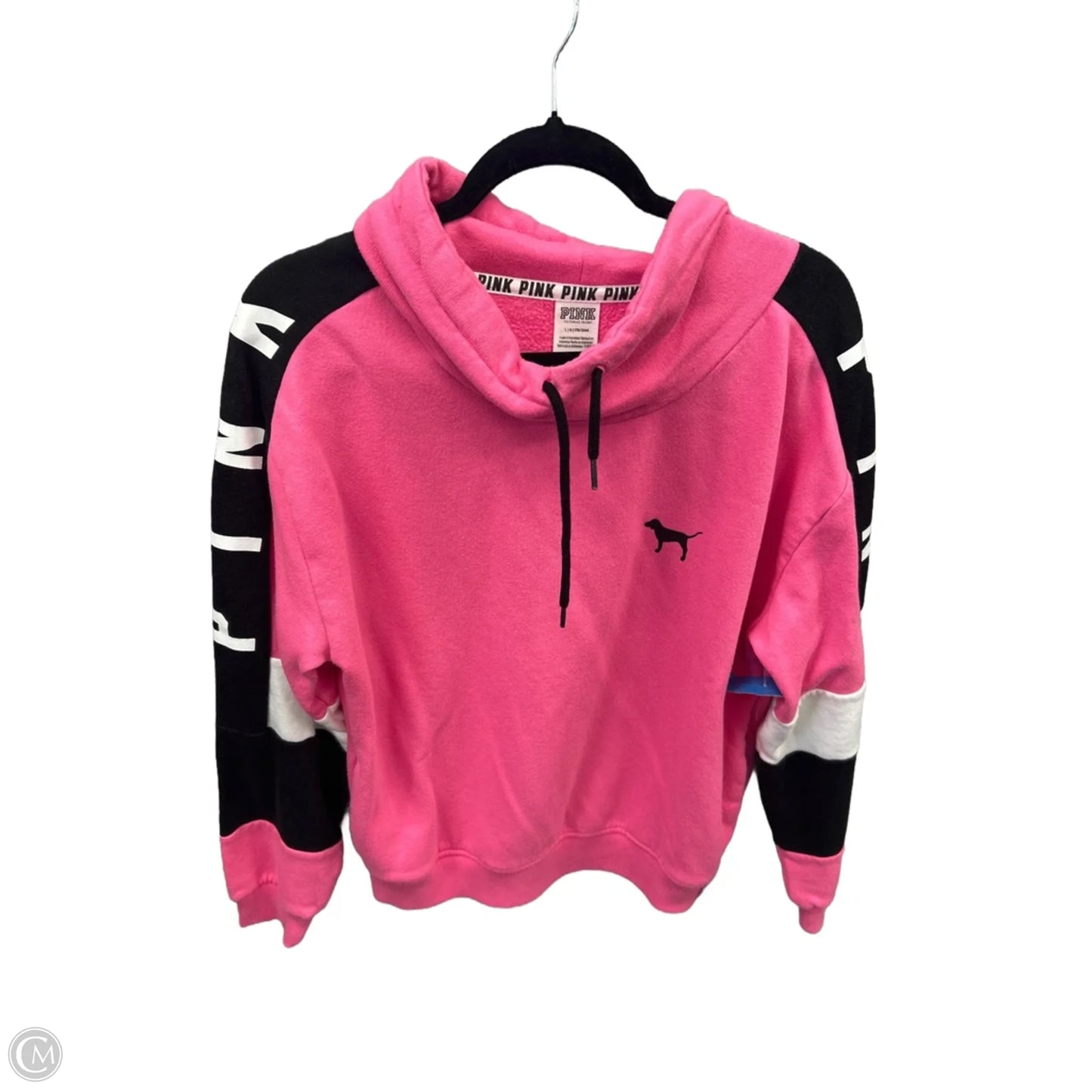 Sweatshirt Collar By Pink In Pink, Size: L