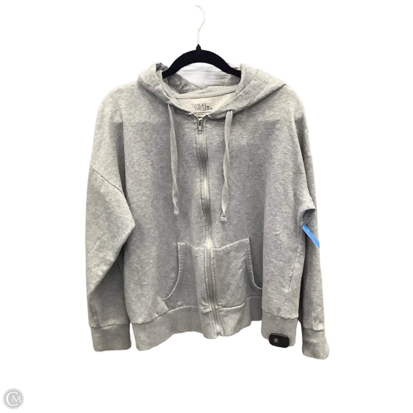 Sweatshirt Hoodie By Time And Tru In Grey, Size: Xl