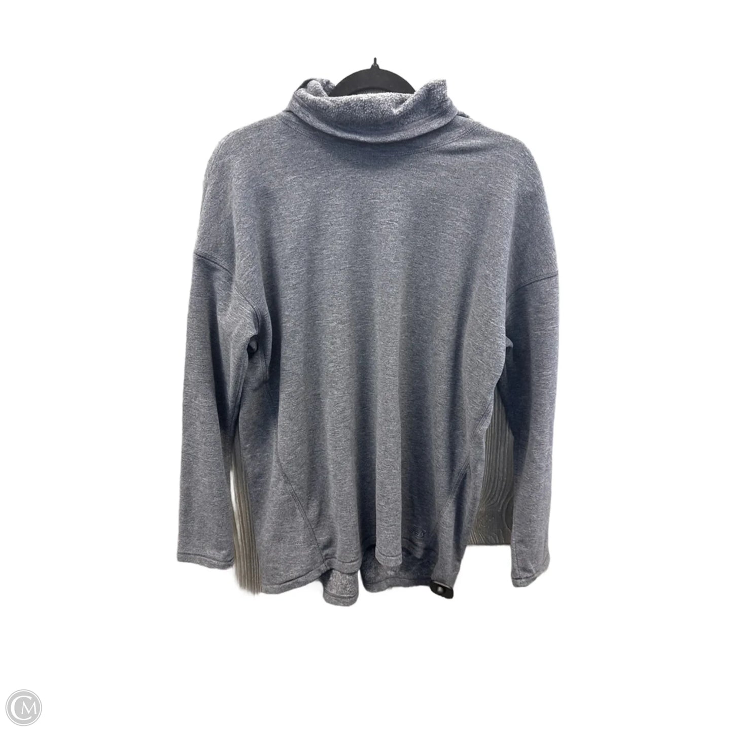 Athletic Sweatshirt Collar By New Balance In Blue, Size: M