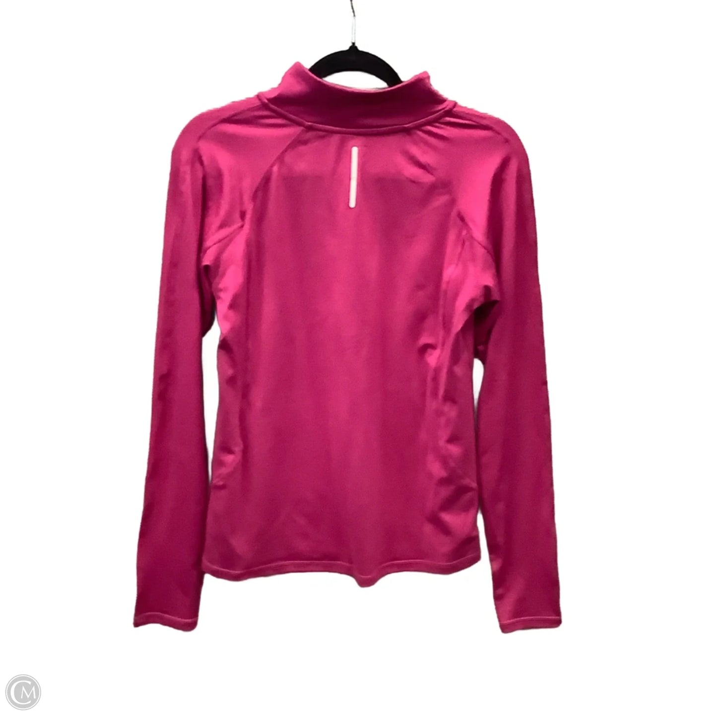 Athletic Top Long Sleeve Collar By Jockey In Purple, Size: M