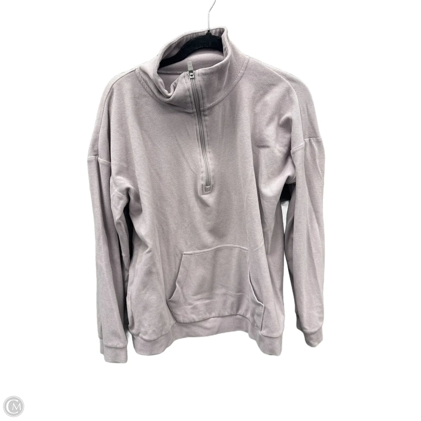 Sweatshirt Collar By Marc New York In Purple, Size: L