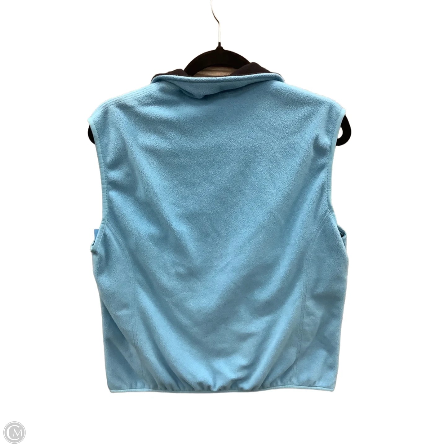 Vest Fleece By Lands End In Blue, Size: M