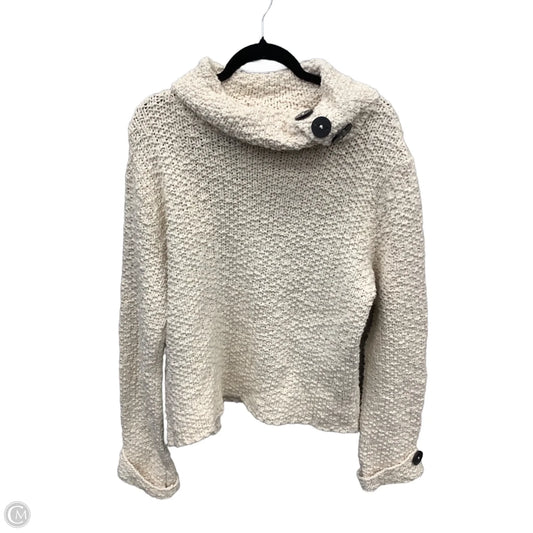 Sweater By Clothes Mentor In Cream, Size: L