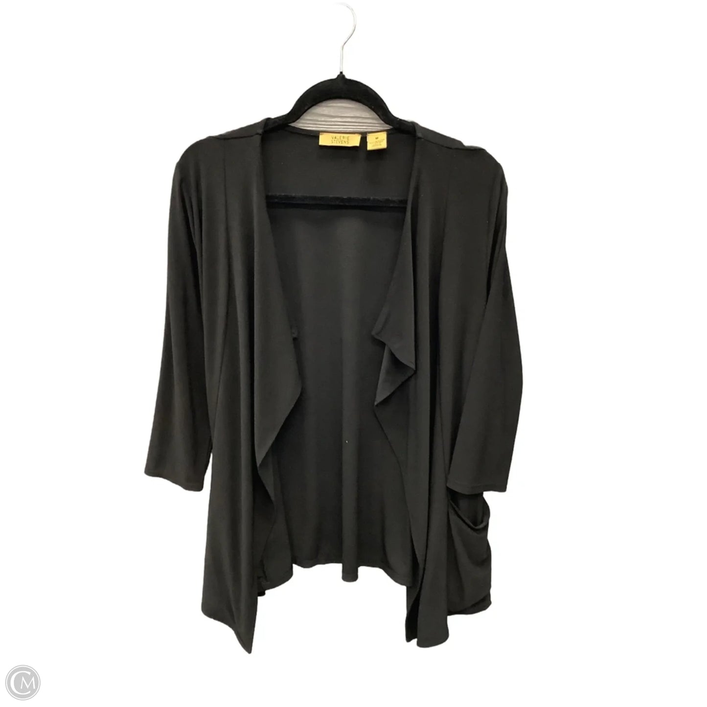 Cardigan By Valerie Stevens In Black, Size: M