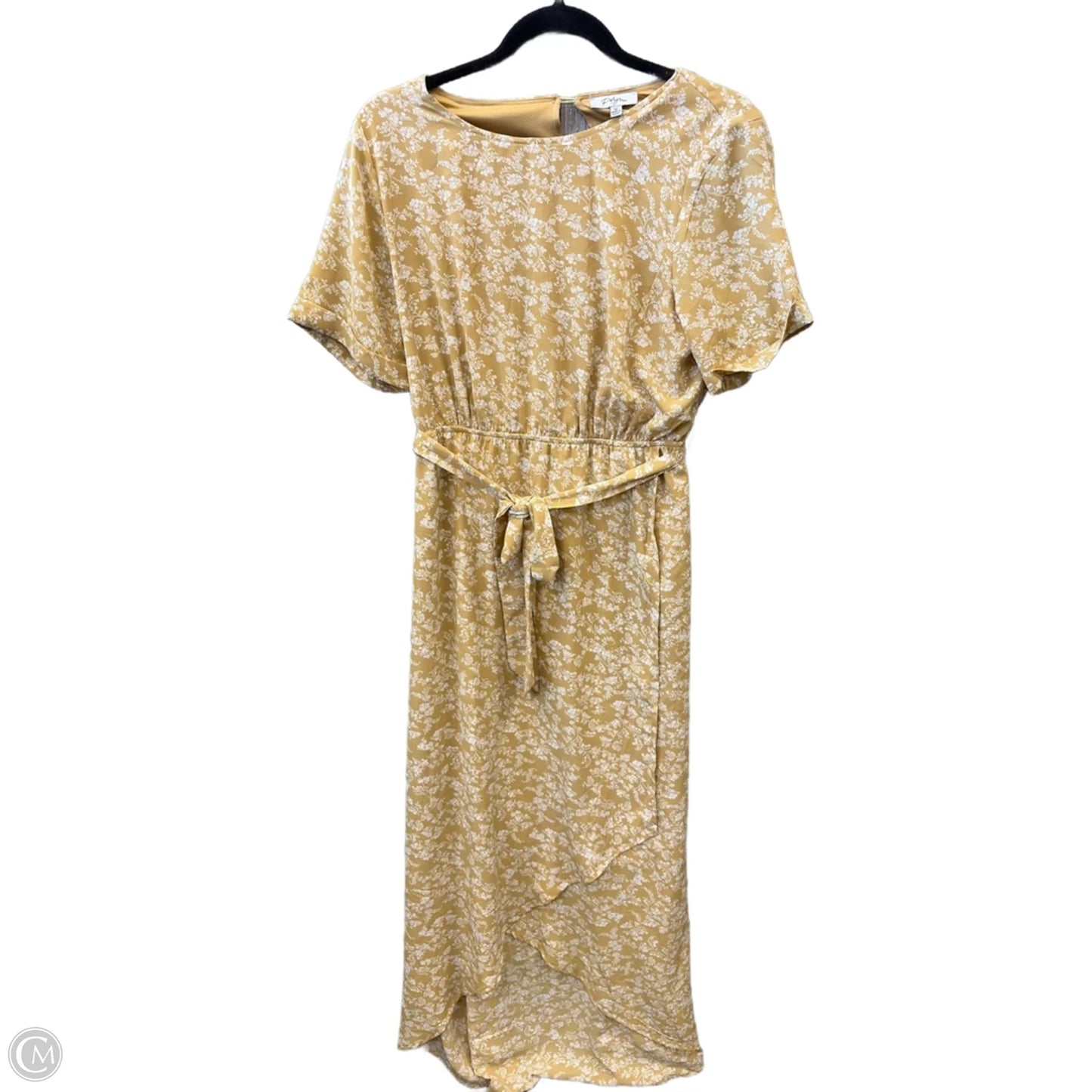Dress Casual Maxi By Polagram In Yellow, Size: M