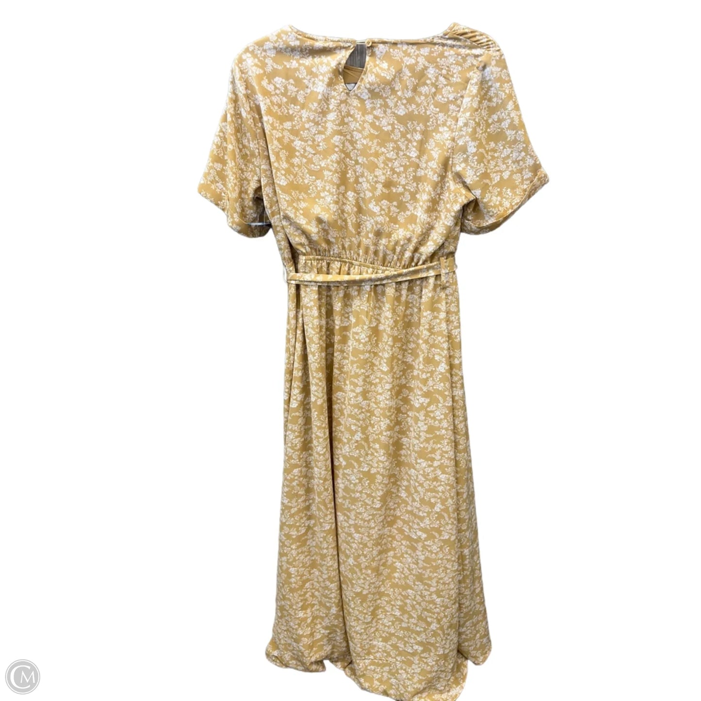 Dress Casual Maxi By Polagram In Yellow, Size: M