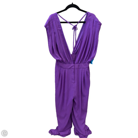 Jumpsuit By Clothes Mentor In Purple, Size: L