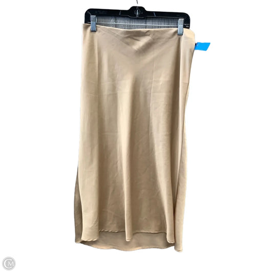 Skirt Midi By Rachel Zoe In Tan, Size: 8
