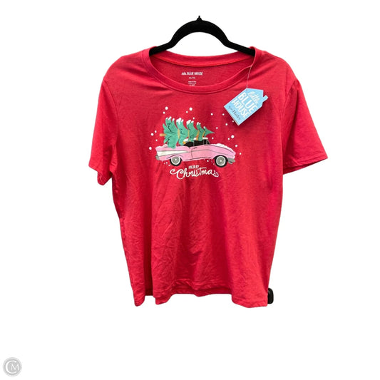 Top Short Sleeve By Clothes Mentor In Red, Size: Xl