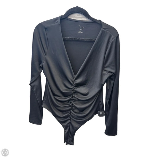 Blouse Long Sleeve By A New Day In Black, Size: L