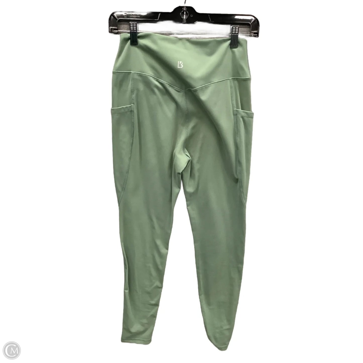 Athletic Leggings By Buffbunny In Green, Size: M