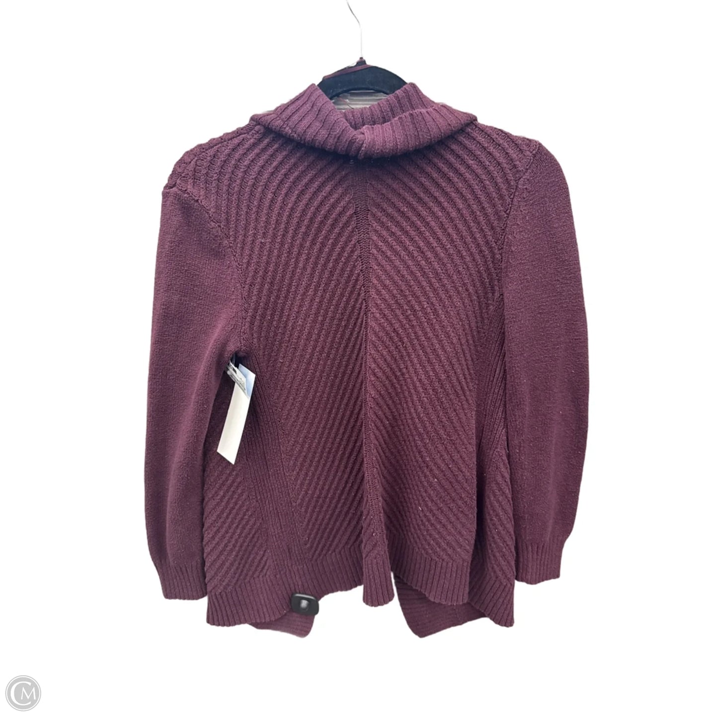 Cardigan By Croft And Barrow In Purple, Size: Sp