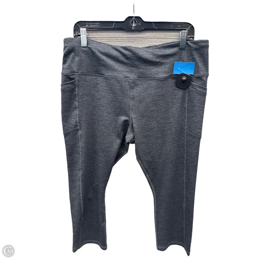Athletic Capris By Avia In Grey, Size: Xxl