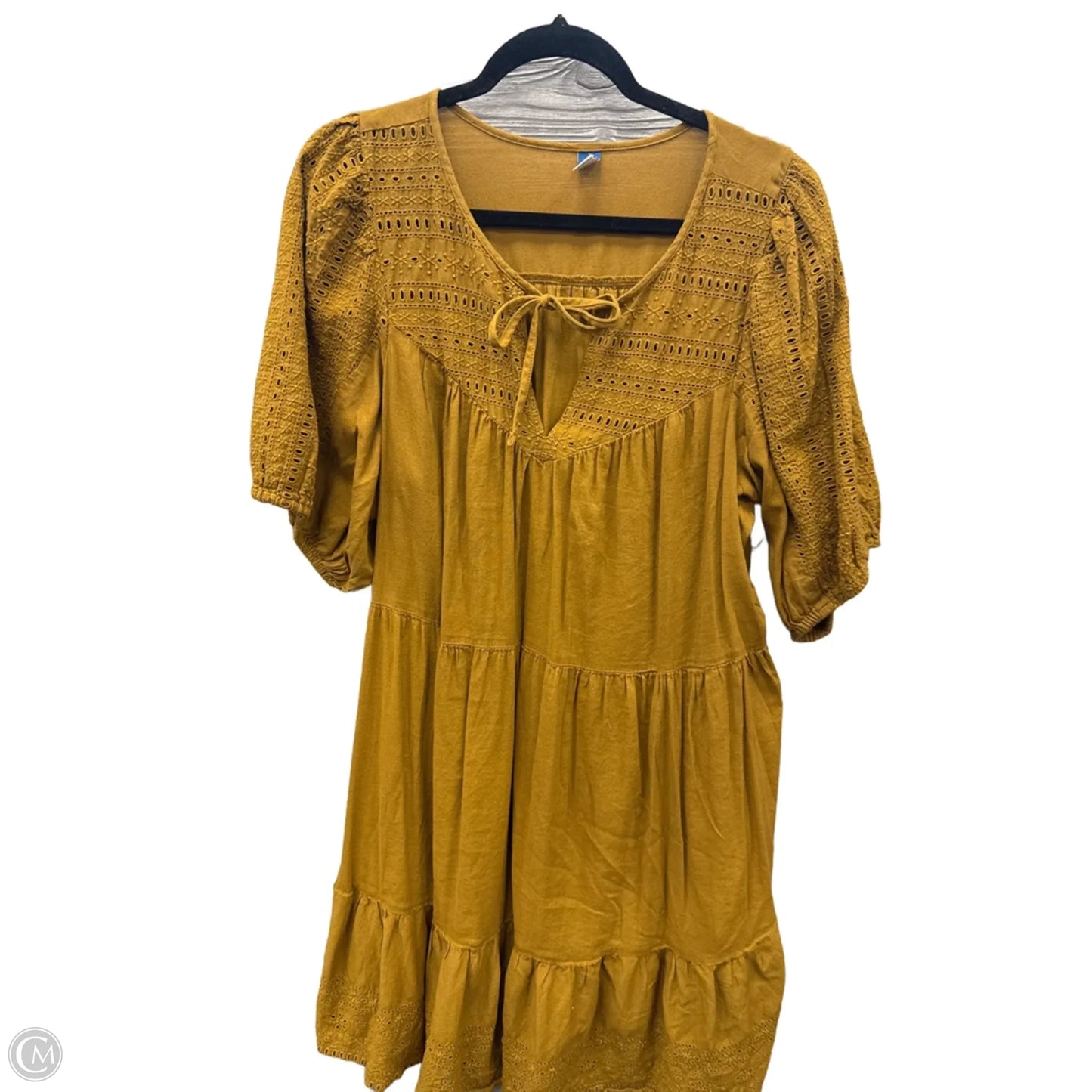 Dress Casual Midi By Old Navy In Green, Size: Xl