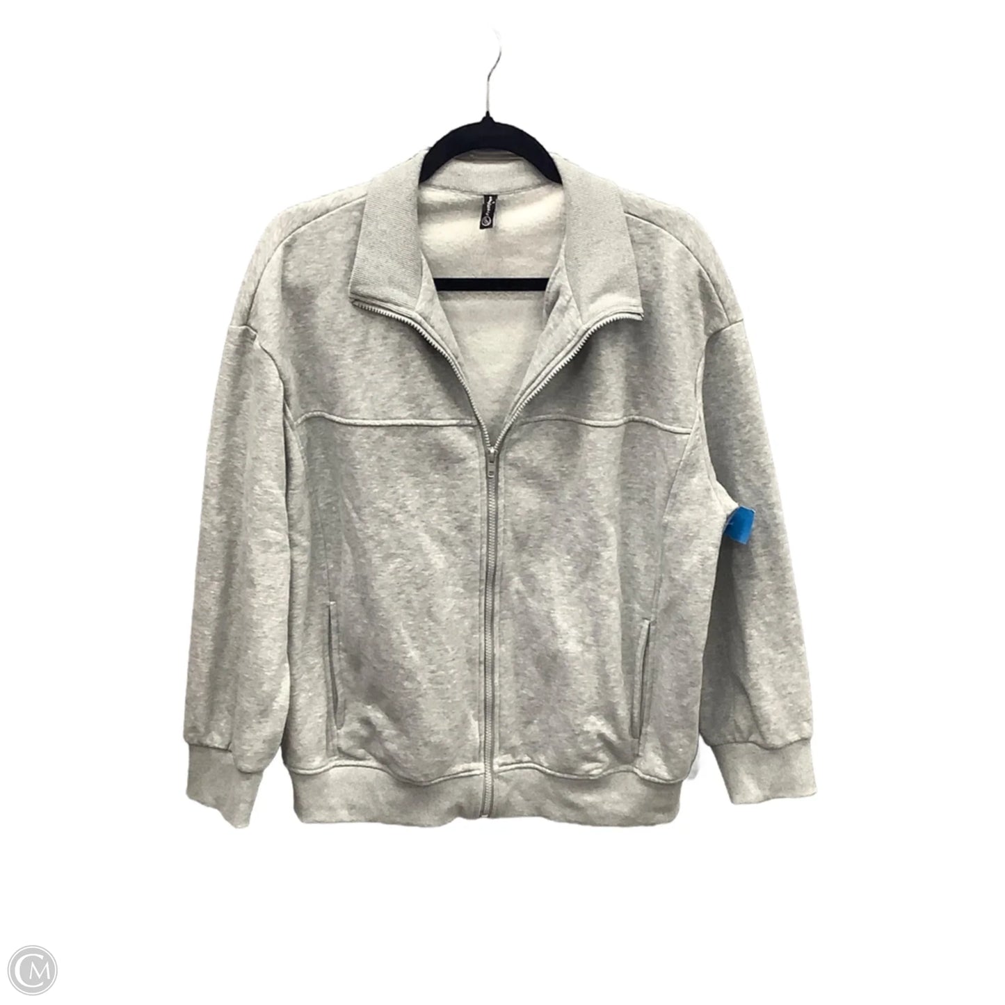 Sweatshirt Collar By Prettygarden In Grey, Size: L