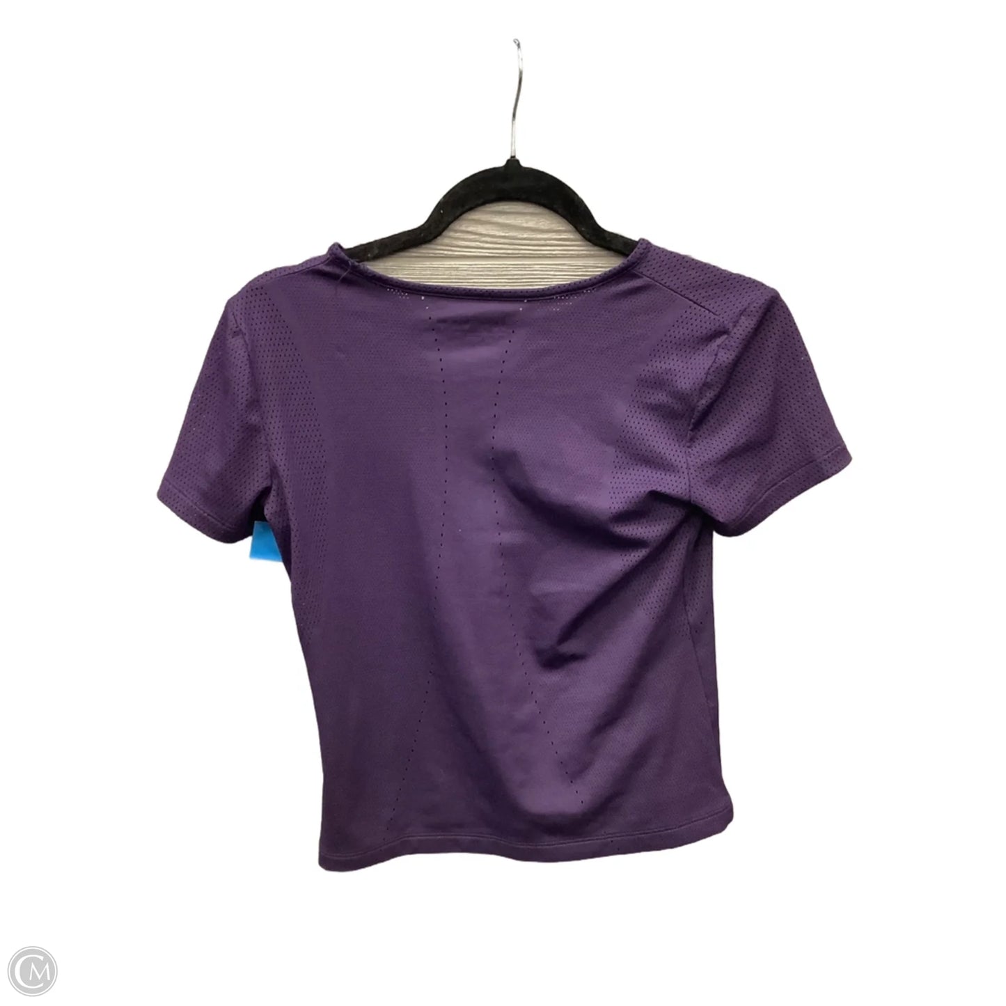 Athletic Top Short Sleeve By Under Armour In Purple, Size: Xs