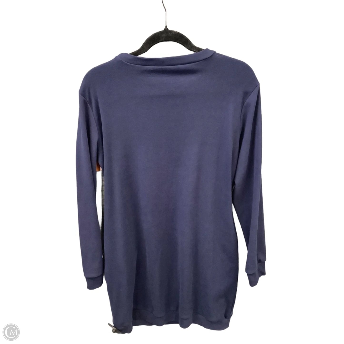 Tunic Long Sleeve By Clothes Mentor In Blue, Size: M