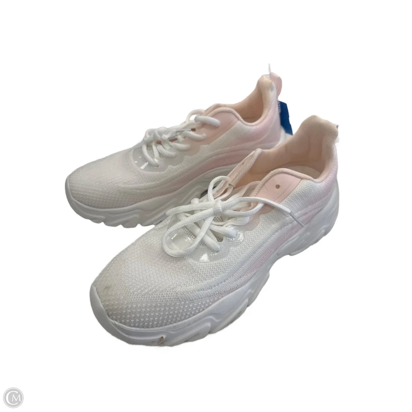 Shoes Athletic By Clothes Mentor In Pink & White, Size: 12