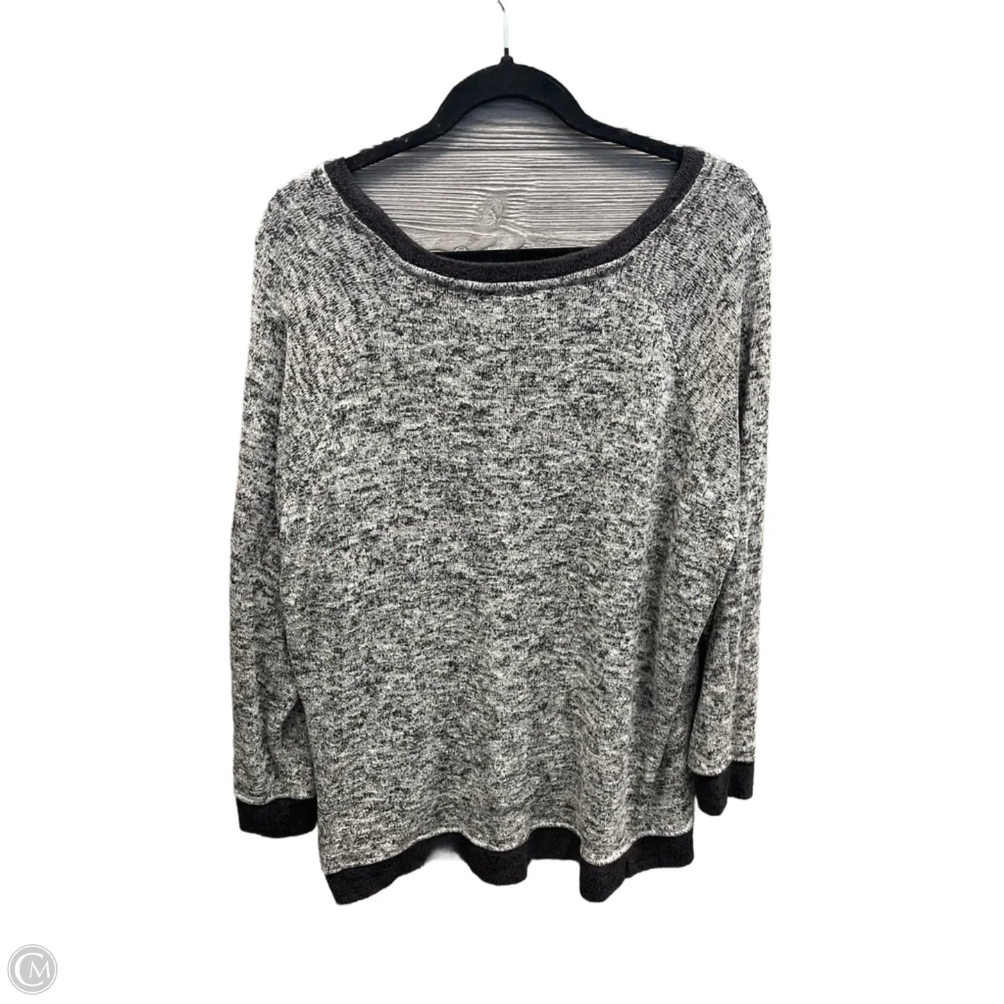 Top Long Sleeve By Maurices In Grey, Size: 2x